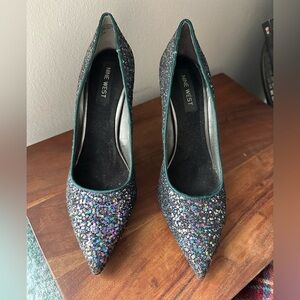 Glitter heels